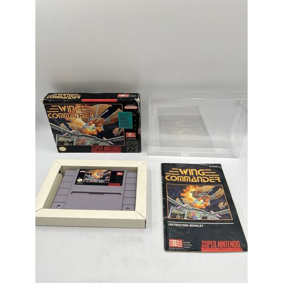 Wing Commander SNES Super Nintendo Entertainment System 1992, CIB - Picture 1 of 16